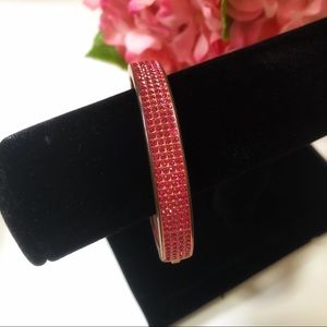 Juicy Couture Hot Pink Rhinestone Bracelet